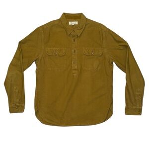 Madewell Men's Olive Button Down Shirt